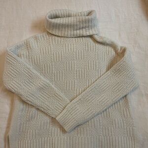 Madewell Checkered Turtleneck Sweater